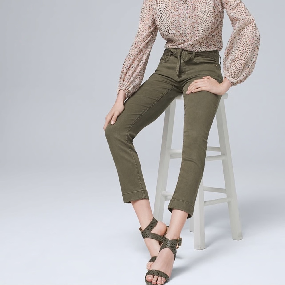 White House Black Market - The Slim Crop - Size 2